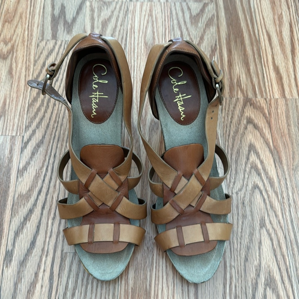 Cole Haan Maria Sharapova heels - Size 7.5B (Brown/Tan) - New without box